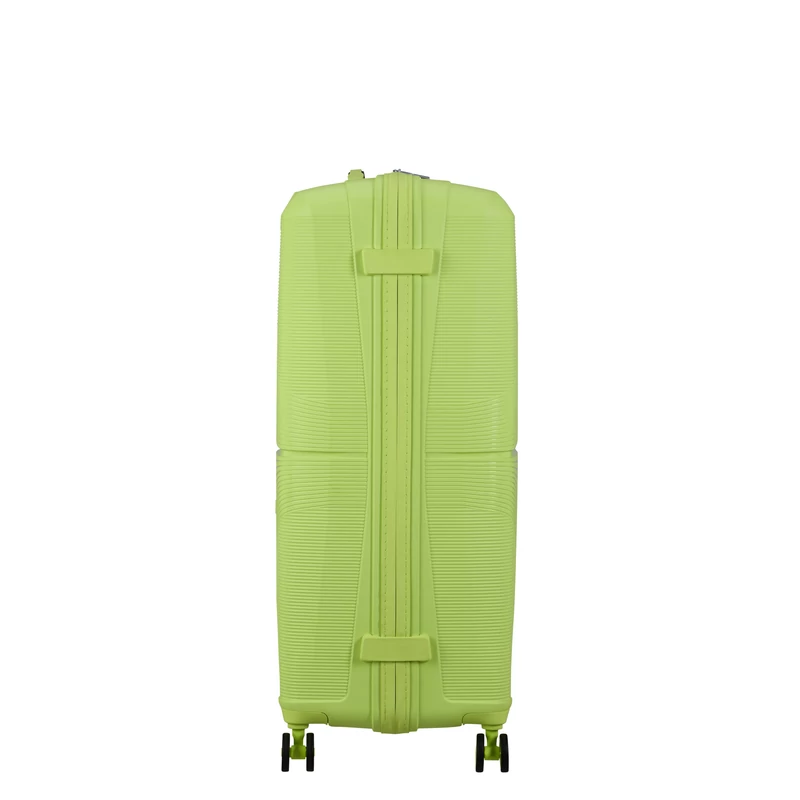 American Tourister AIRCONIC 4-kerekes keményfedeles bőrönd 77 x 49 x 31 cm, sárgás zöld