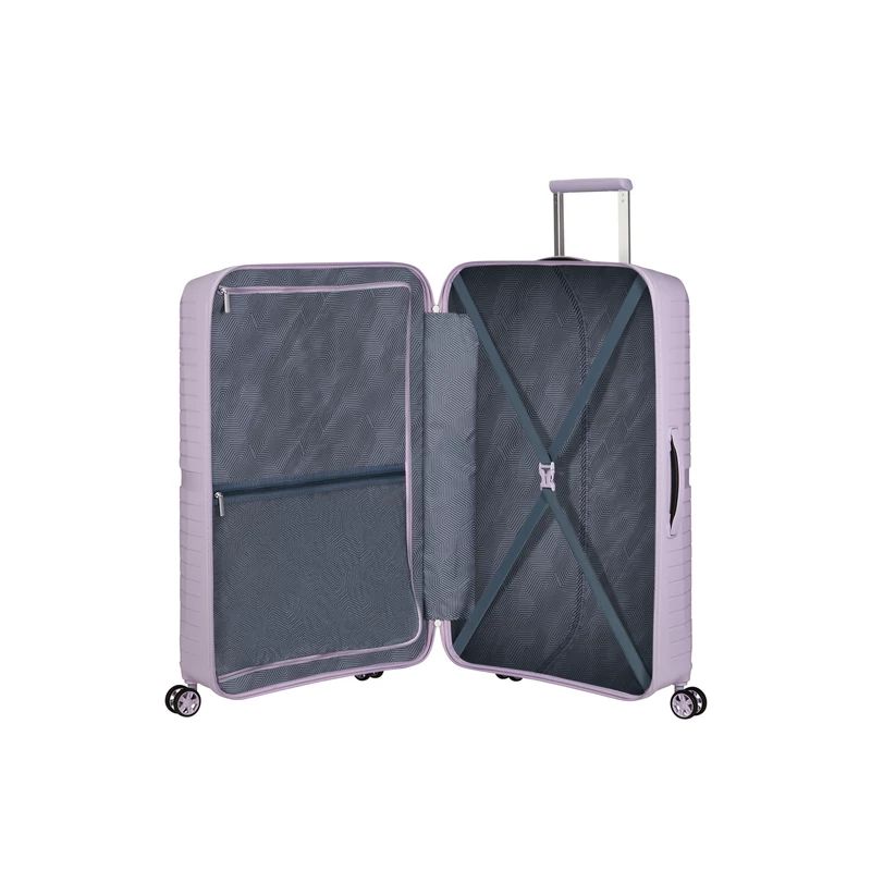 American Tourister AIRCONIC 4-kerekes keményfedeles bőrönd 77 x 49 x 31 cm, halvány lila