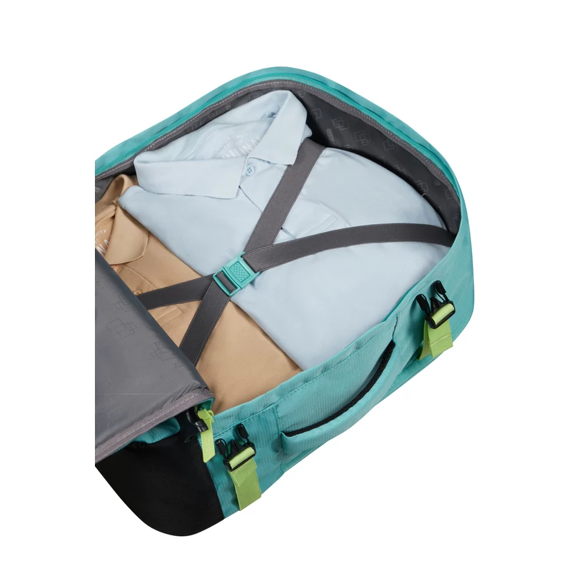 American Tourister Take2Cabin S/M Wizz Air fedélzeti laptophátizsák, türkiz-lime