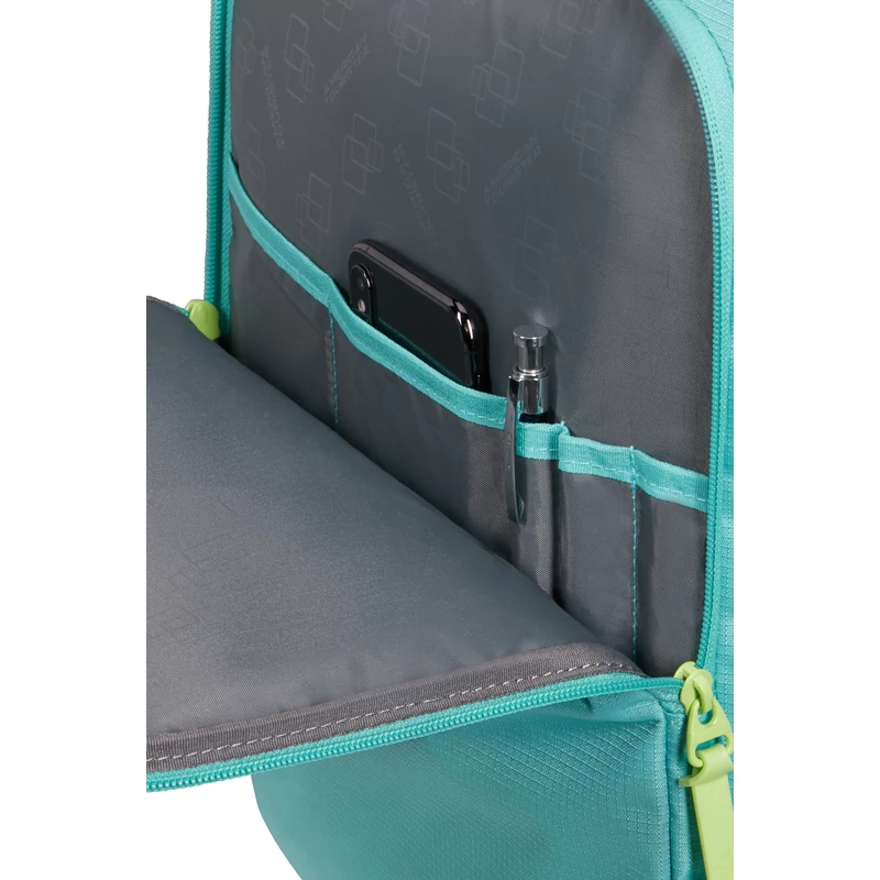 American Tourister Take2Cabin S/M Wizz Air fedélzeti laptophátizsák, türkiz-lime