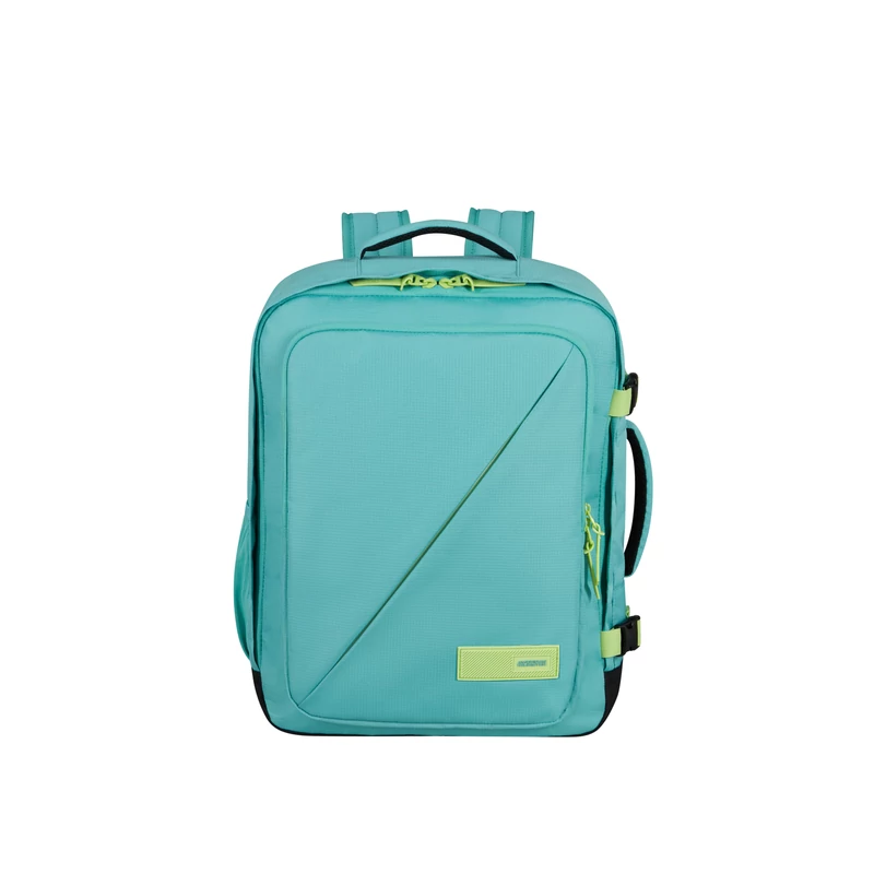 American Tourister Take2Cabin S/M Wizz Air fedélzeti laptophátizsák, türkiz-lime