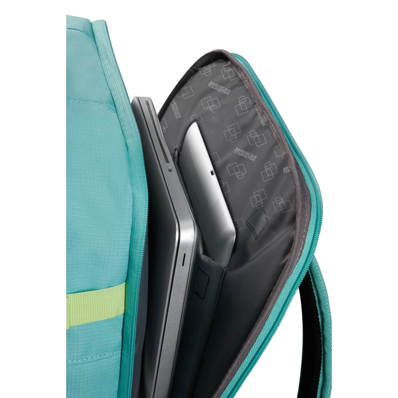 American Tourister Take2Cabin S/M Wizz Air fedélzeti laptophátizsák, türkiz-lime