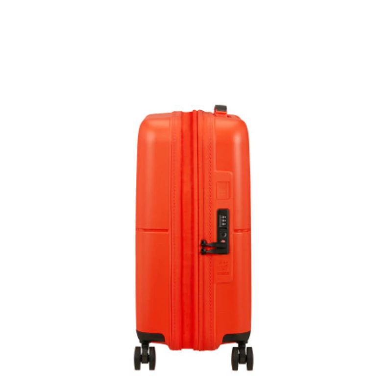 American Tourister Dashpop 4-kerekes keményfedeles bővíthető kabin bőrönd 55x40x20/23 cm, narancsvörös