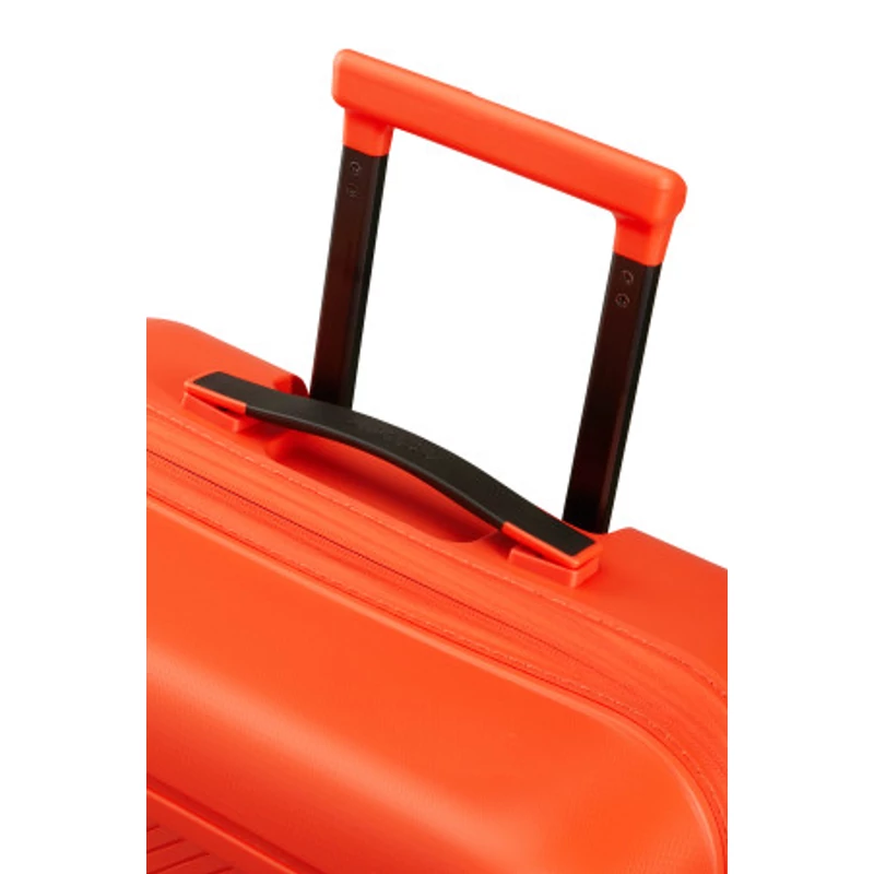 American Tourister Dashpop 4-kerekes keményfedeles bővíthető kabin bőrönd 55x40x20/23 cm, narancsvörös