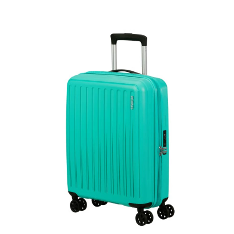 American Tourister Rejoy 4-kerekes keményfedeles kabin bőrönd 55x40x20cm, türkiz