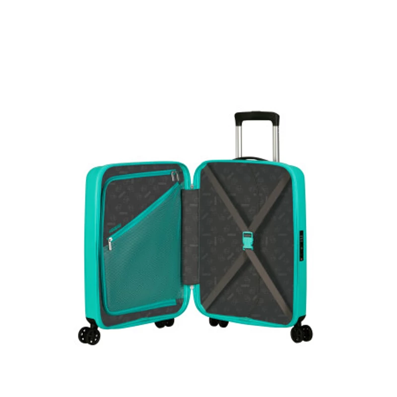 American Tourister Rejoy 4-kerekes keményfedeles kabin bőrönd 55x40x20cm, türkiz