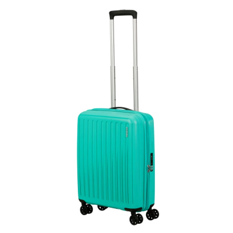 American Tourister Rejoy 4-kerekes keményfedeles kabin bőrönd 55x40x20cm, türkiz