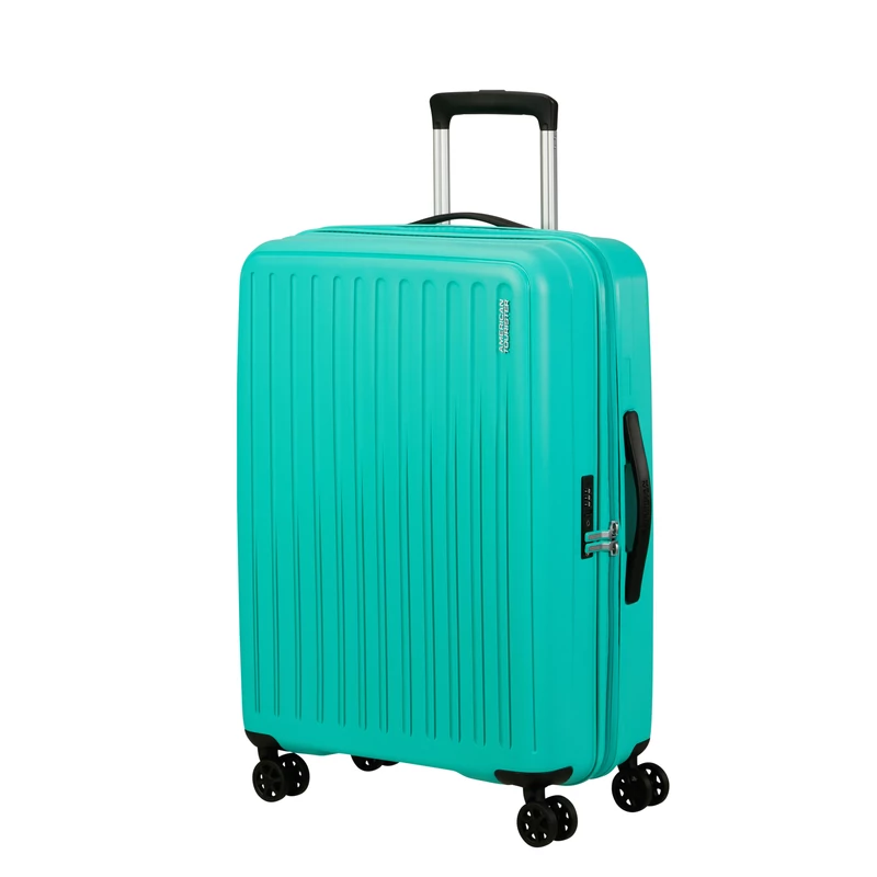 American Tourister Rejoy 4-kerekes keményfedeles bőrönd 68 x 47 x 26 cm, türkiz