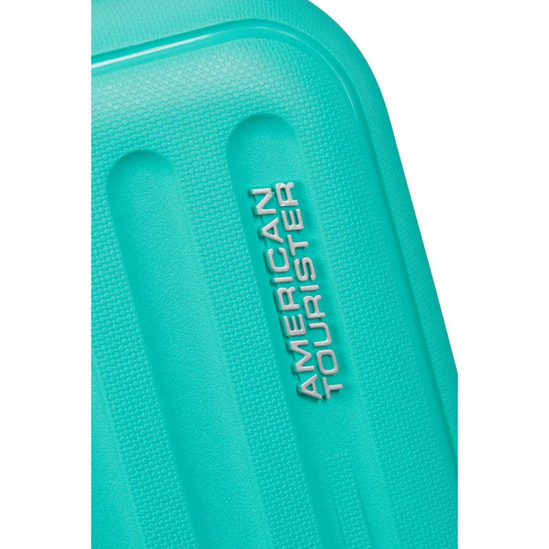 American Tourister Rejoy 4-kerekes keményfedeles bőrönd 68 x 47 x 26 cm, türkiz