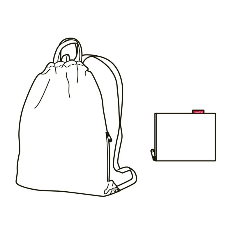 Reisenthel mini maxi sacpack hátizsák, dark ruby