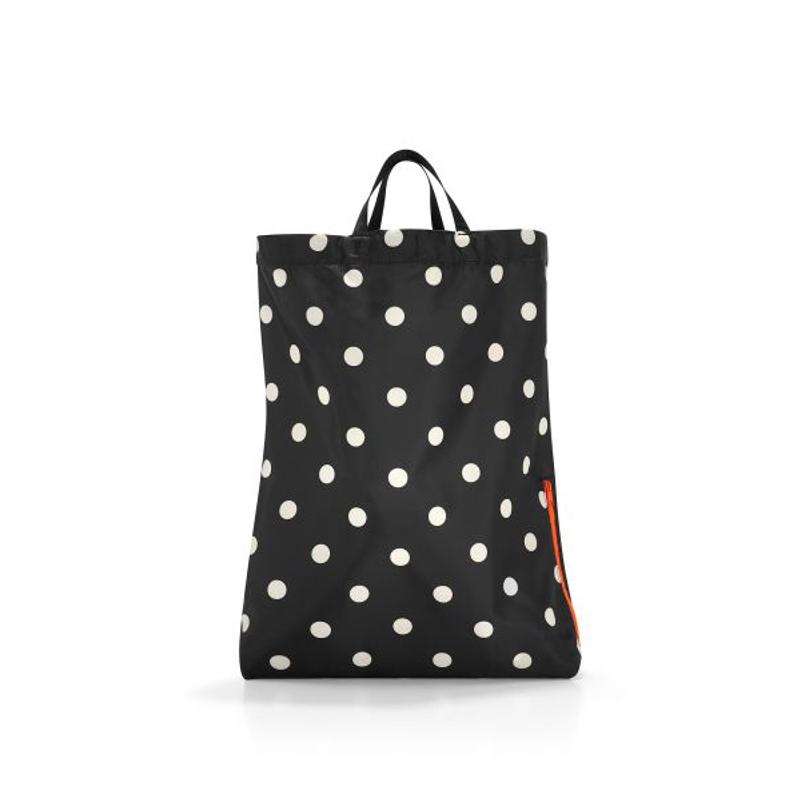 Reisenthel mini maxi sacpack hátizsák, fekete-fehér pötty