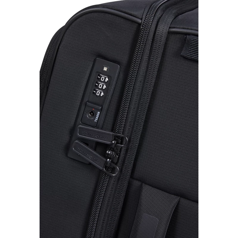 Samsonite Biz2Go TRVL spinner 4-kerekes bővíthető kabin bőrönd 55 x 40 x 20/23 cm, fekete