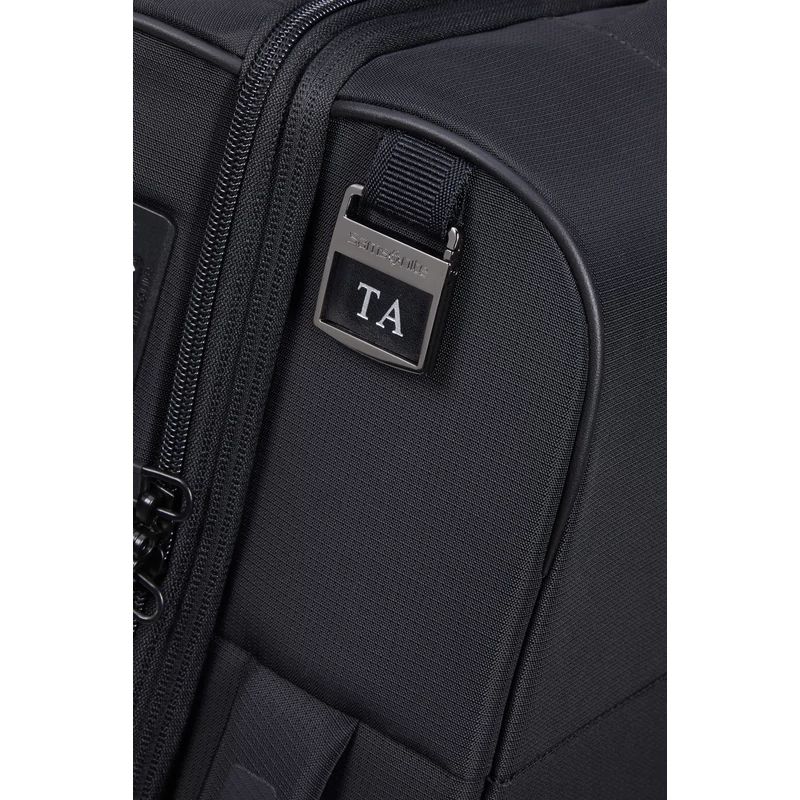 Samsonite Biz2Go TRVL spinner 4-kerekes bővíthető kabin bőrönd 55 x 40 x 20/23 cm, fekete