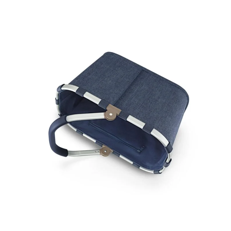 Reisenthel Carrybag frame kosár, herringbone dark blue