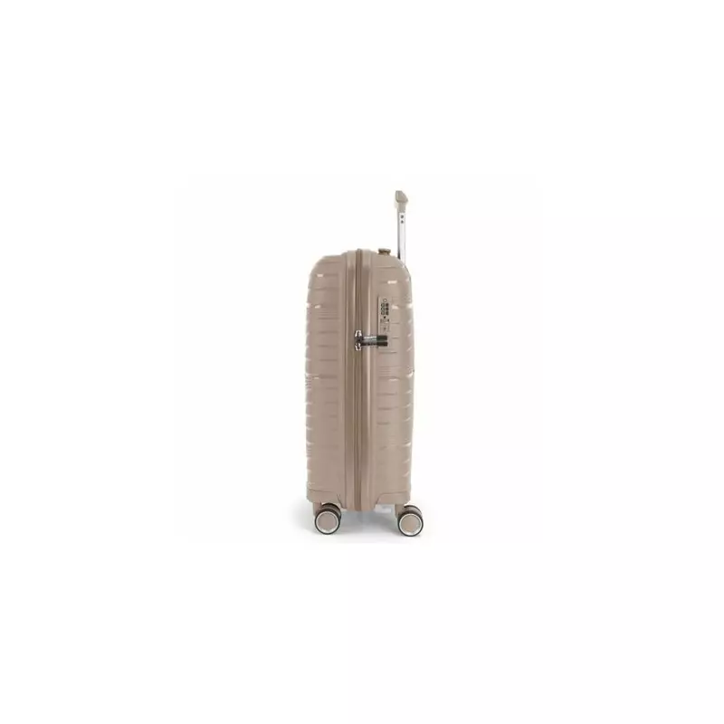 Gabol Kiba 4-kerekes Keményfedeles bőrönd, 76x49x31/35 cm, Bézs