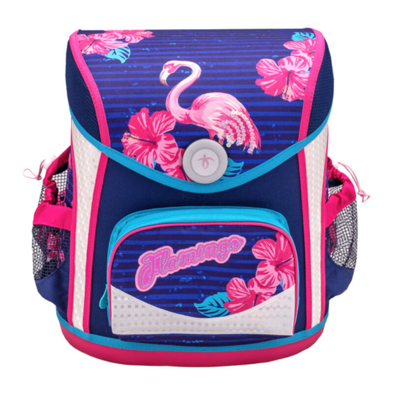 Belmil Cool Bag merev falú iskolatáska, Flamingo