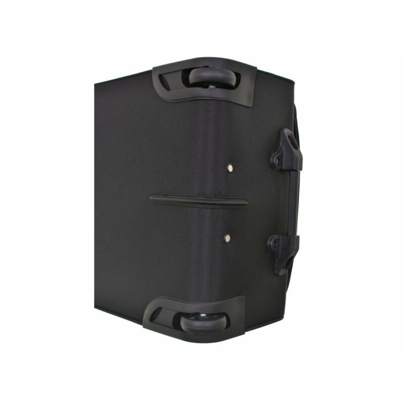 Gladiator 3D 2-kerekes bőrönd M, fekete