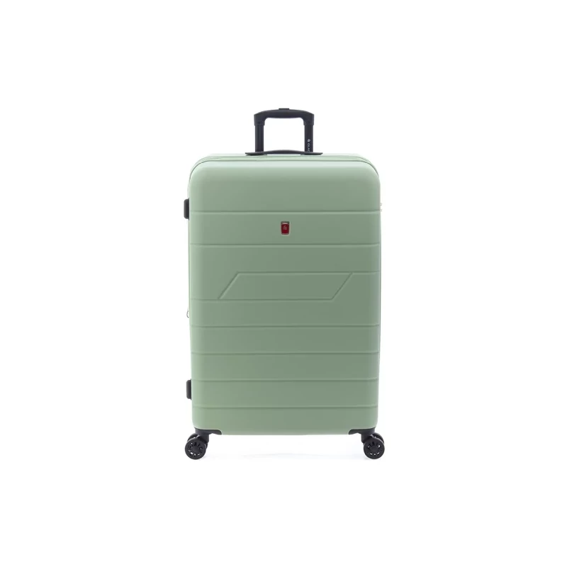 Gladiator Mambo 4-kerekes keményfedeles bővíthető bőrönd 65x45x27/31cm, menta