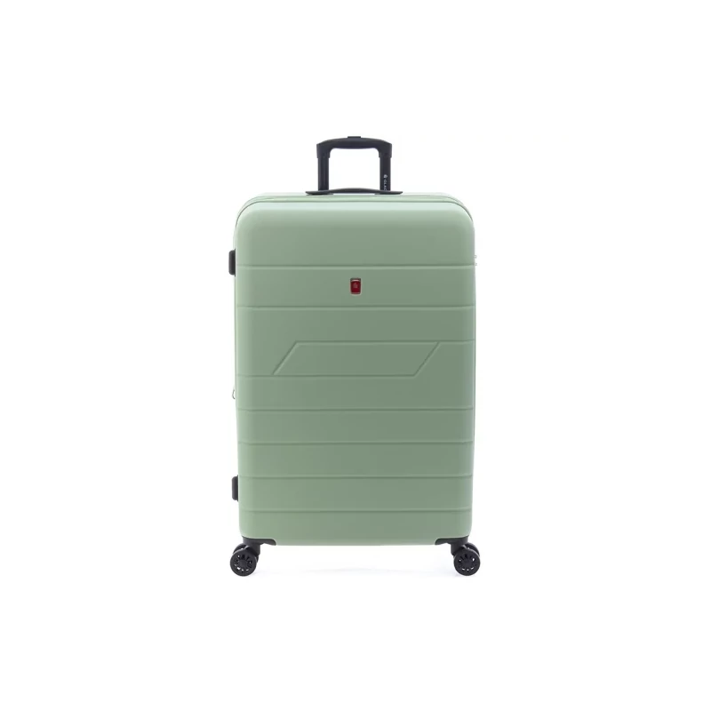 Gladiator Mambo 4-kerekes keményfedeles bővíthető bőrönd 75x51x30/33cm, menta