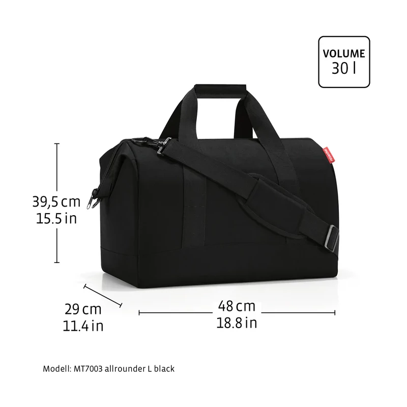 Reisenthel Allrounder L, glossy dots black