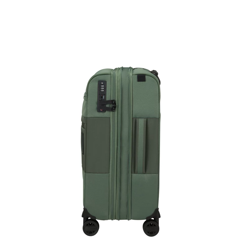 Samsonite Vaycay spinner 4-kerekes bővíthető kabin bőrönd 55 x 40 x 23/26 cm, khaki