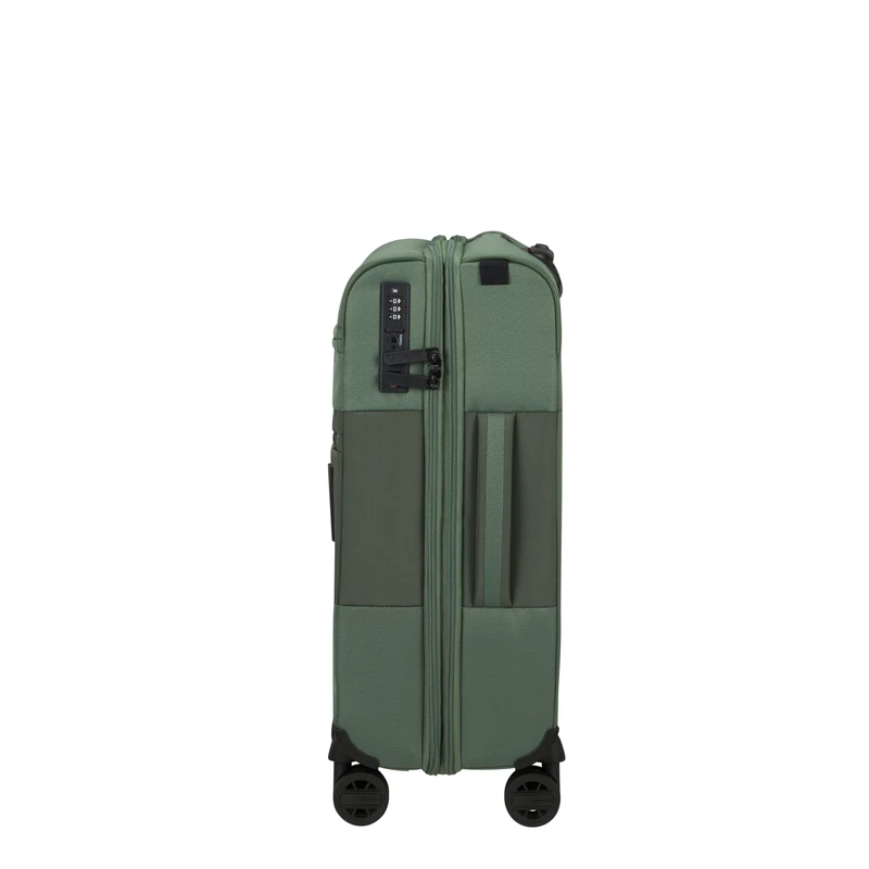 Samsonite Vaycay spinner 4-kerekes bővíthető kabin bőrönd 55 x 40 x 23/26 cm, khaki
