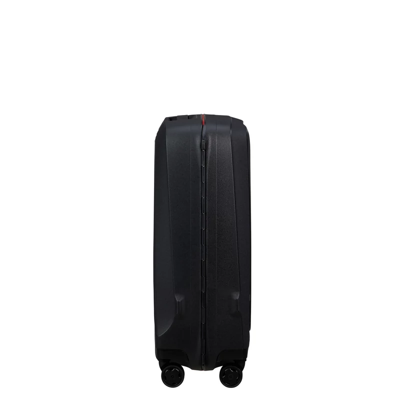 Samsonite Essens spinner 4-kerekes keményfedeles kabin bőrönd 55x40x20cm, fekete-piros