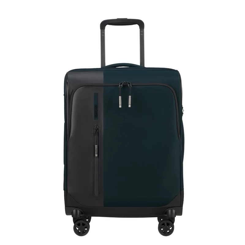 Samsonite Biz2Go TRVL spinner 4-kerekes bővíthető kabin bőrönd 55 x 40 x 20/23 cm, sötétkék