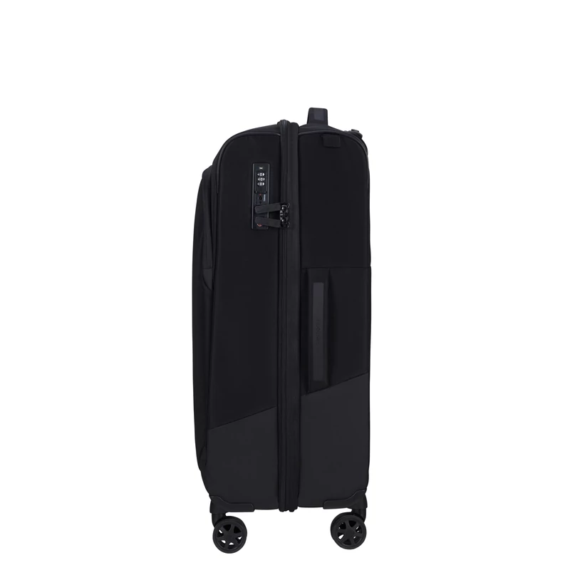 Samsonite Biz2Go TRVL spinner 4-kerekes bővíthető bőrönd 66 x 43 x 25/28 cm, fekete