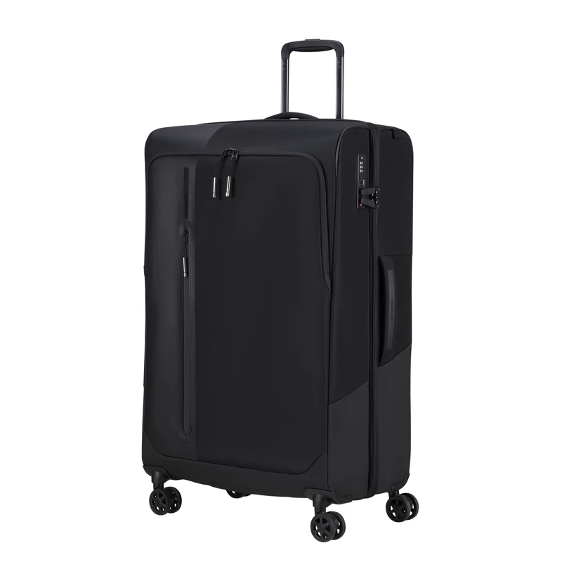 Samsonite Biz2Go TRVL spinner 4-kerekes bővíthető bőrönd 77 x 48 x 29/32 cm, fekete