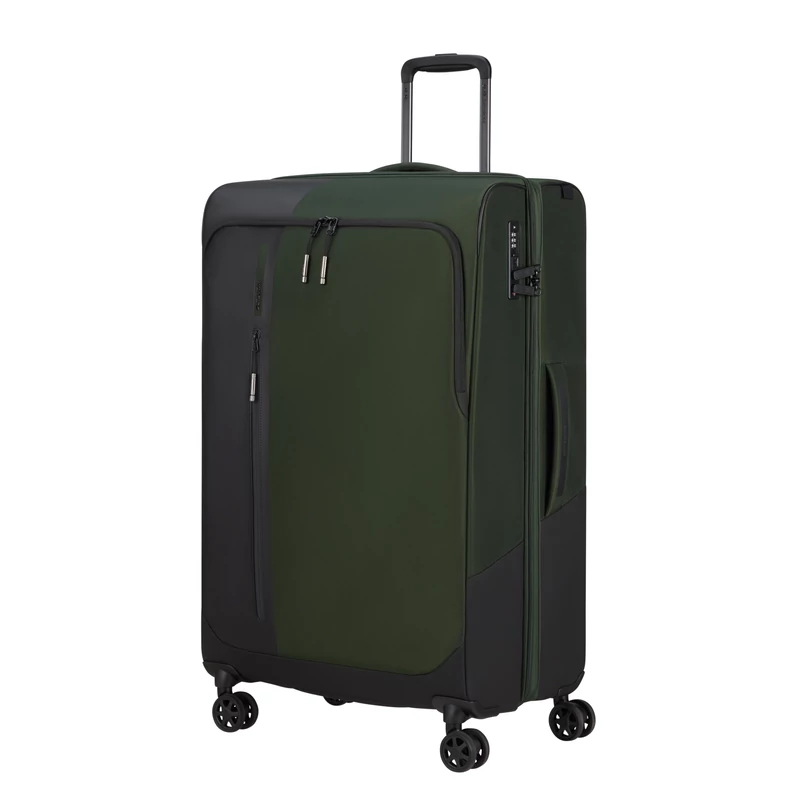 Samsonite Biz2Go TRVL spinner 4-kerekes bővíthető bőrönd 77 x 48 x 29/32 cm, khaki