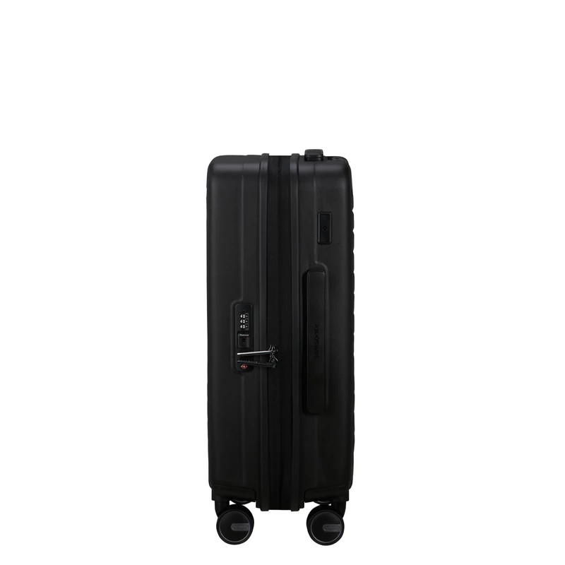 Samsonite Restackd spinner 4-kerekes keményfedeles bővíthető kabin bőrönd 55 x 40 x 20/23 cm, fekete