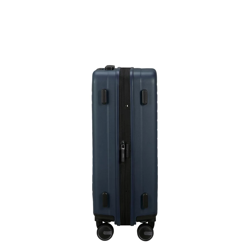 Samsonite Restackd spinner 4-kerekes keményfedeles bővíthető kabin bőrönd 55 x 40 x 20/23 cm, sötétkék