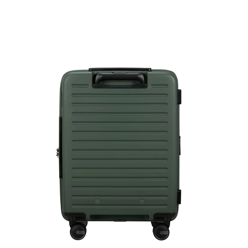Samsonite Restackd spinner 4-kerekes keményfedeles bővíthető kabin bőrönd 55 x 40 x 20/23 cm, khaki