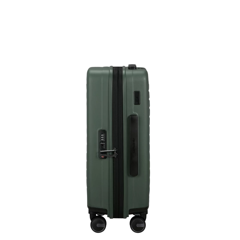 Samsonite Restackd spinner 4-kerekes keményfedeles bővíthető kabin bőrönd 55 x 40 x 20/23 cm, khaki