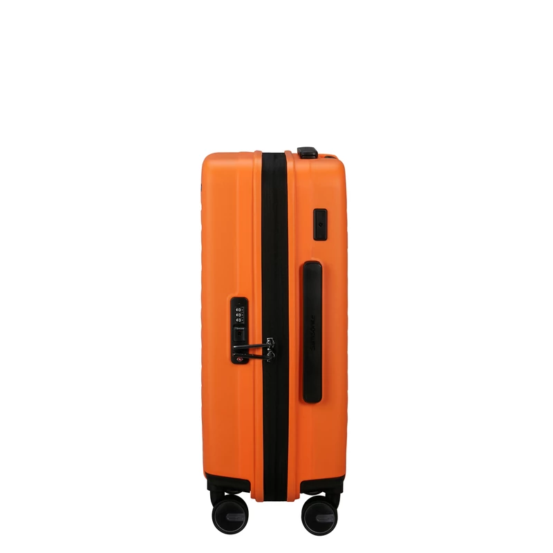 Samsonite Restackd spinner 4-kerekes keményfedeles bővíthető kabin bőrönd 55 x 40 x 20/23 cm, narancssárga
