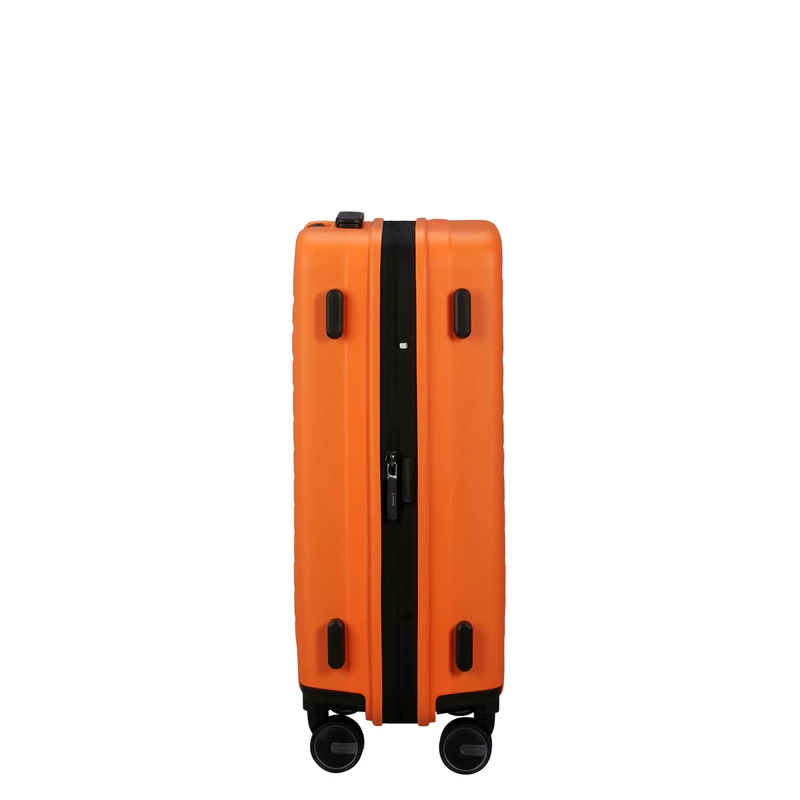 Samsonite Restackd spinner 4-kerekes keményfedeles bővíthető kabin bőrönd 55 x 40 x 20/23 cm, narancssárga