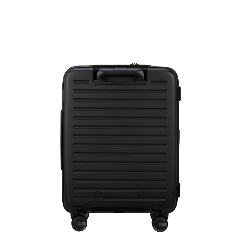 Samsonite Restackd spinner 4-kerekes keményfedeles bővíthető kabin bőrönd 55 x 40 x 23/26 cm, fekete