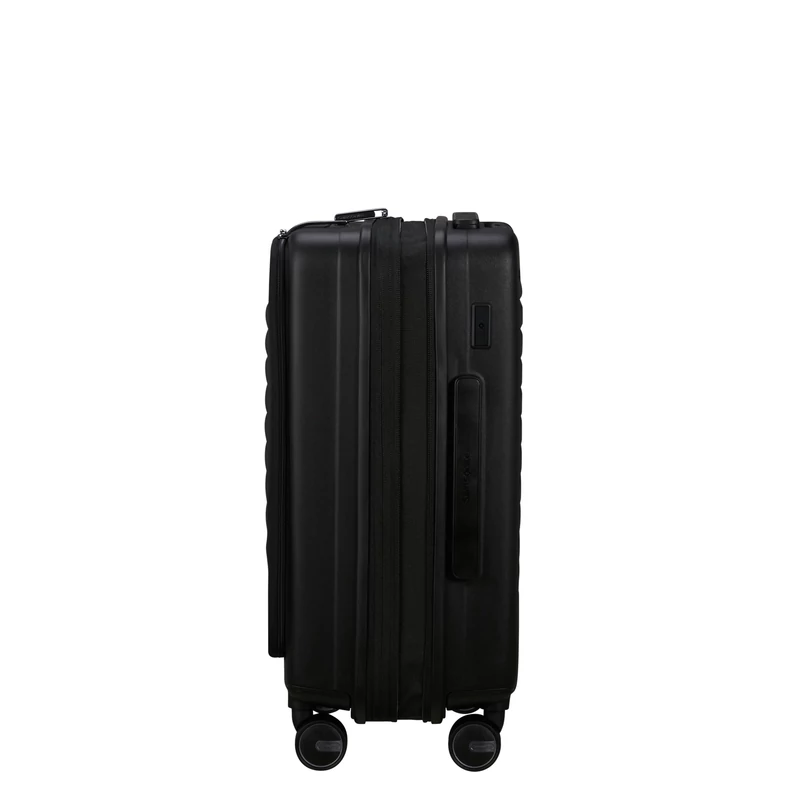 Samsonite Restackd spinner 4-kerekes keményfedeles bővíthető kabin bőrönd 55 x 40 x 23/26 cm, fekete
