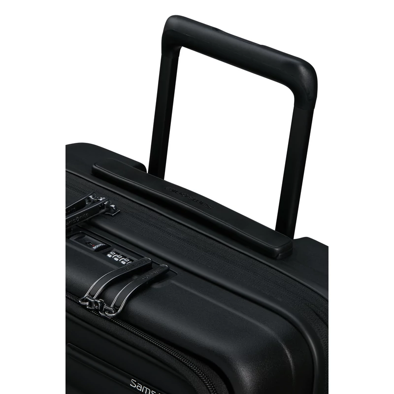Samsonite Restackd spinner 4-kerekes keményfedeles bővíthető kabin bőrönd 55 x 40 x 23/26 cm, fekete