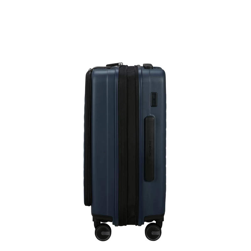 Samsonite Restackd spinner 4-kerekes keményfedeles bővíthető kabin bőrönd 55 x 40 x 23/26 cm, sötétkék