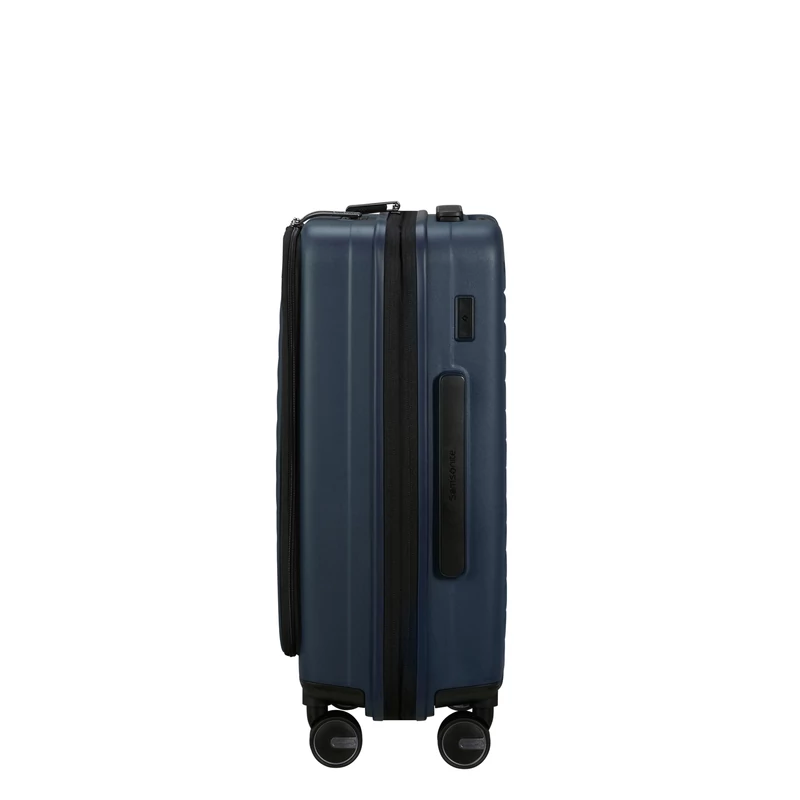 Samsonite Restackd spinner 4-kerekes keményfedeles bővíthető kabin bőrönd 55 x 40 x 23/26 cm, sötétkék