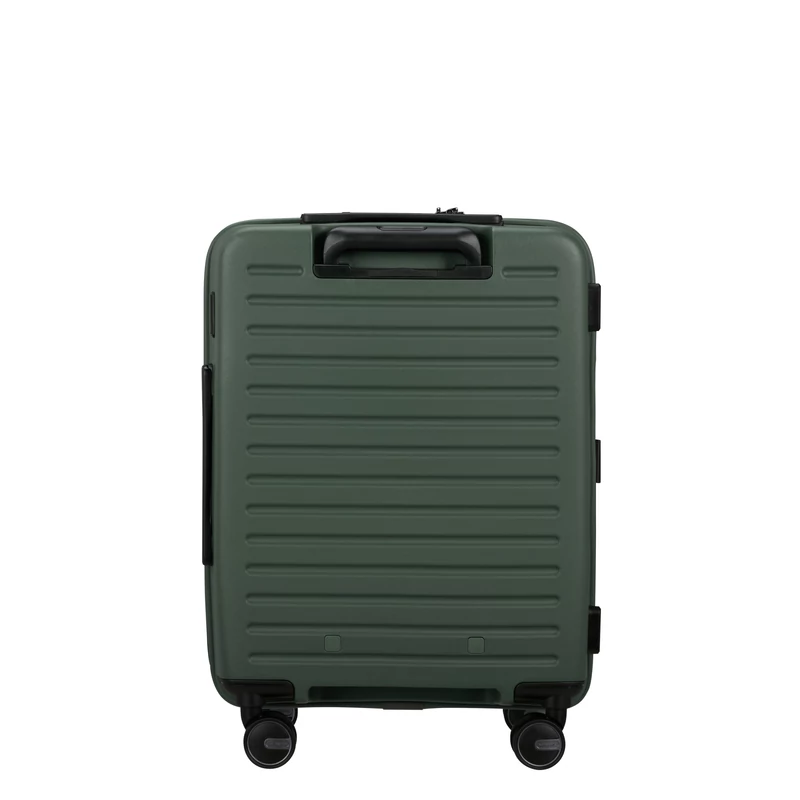 Samsonite Restackd spinner 4-kerekes keményfedeles bővíthető kabin bőrönd 55 x 40 x 23/26 cm, khaki