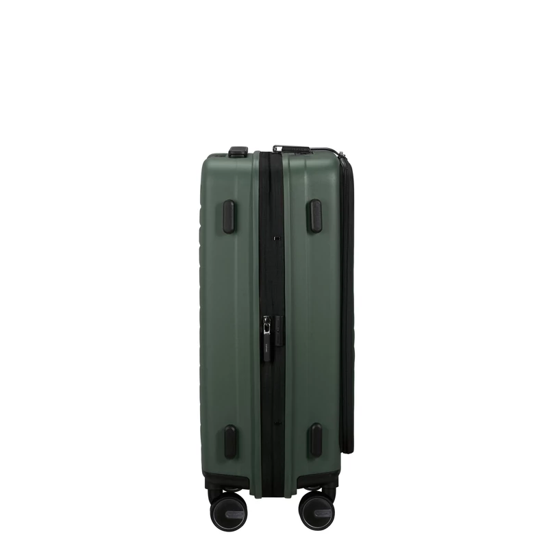 Samsonite Restackd spinner 4-kerekes keményfedeles bővíthető kabin bőrönd 55 x 40 x 23/26 cm, khaki