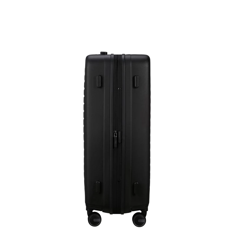 Samsonite Restackd spinner 4-kerekes keményfedeles bővíthető bőrönd 68 x 46 x 26/29cm, fekete
