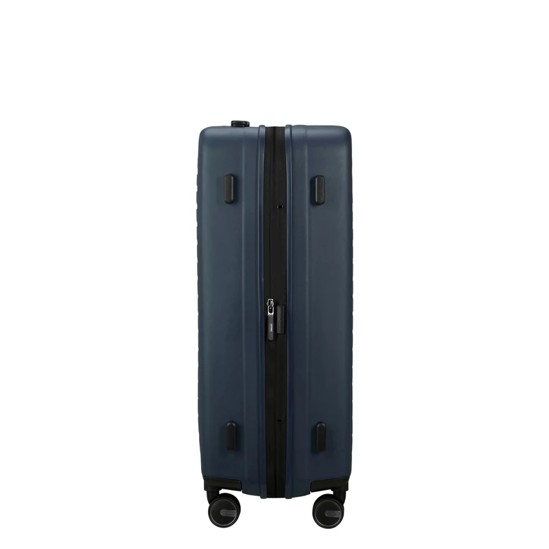 Samsonite Restackd spinner 4-kerekes keményfedeles bővíthető bőrönd 68 x 46 x 26/29cm, sötétkék