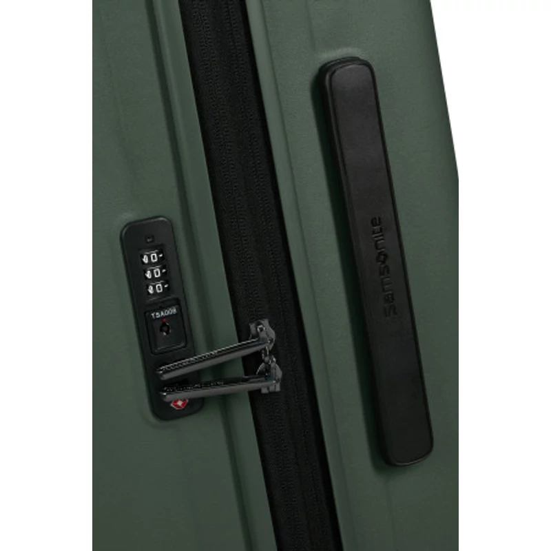 Samsonite Restackd spinner 4-kerekes keményfedeles bővíthető bőrönd 68 x 46 x 26/29cm, khaki
