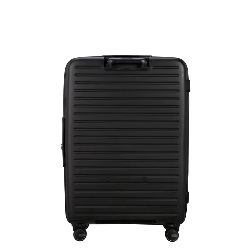 Samsonite Restackd spinner 4-kerekes keményfedeles bővíthető bőrönd 75 x 51 x 29/32 cm, fekete