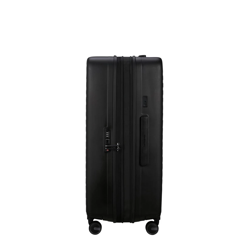 Samsonite Restackd spinner 4-kerekes keményfedeles bővíthető bőrönd 75 x 51 x 29/32 cm, fekete