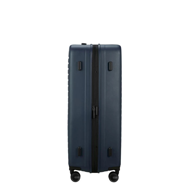 Samsonite Restackd spinner 4-kerekes keményfedeles bővíthető bőrönd 75 x 51 x 29/32 cm, sötétkék